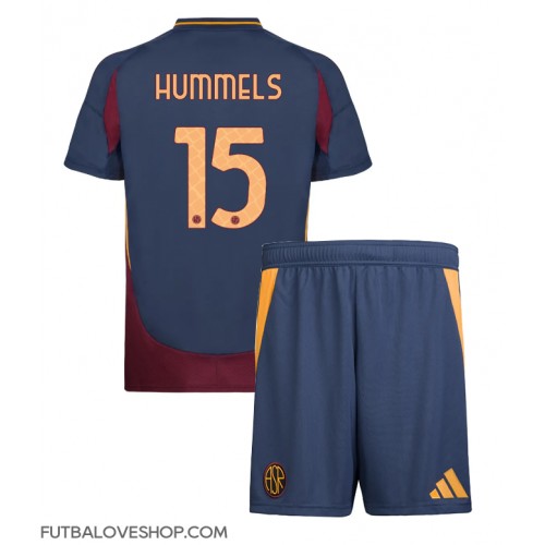 Dres AS Roma Mats Hummels #15 Tretina pre deti 2024-25 Krátky Rukáv (+ trenírky)